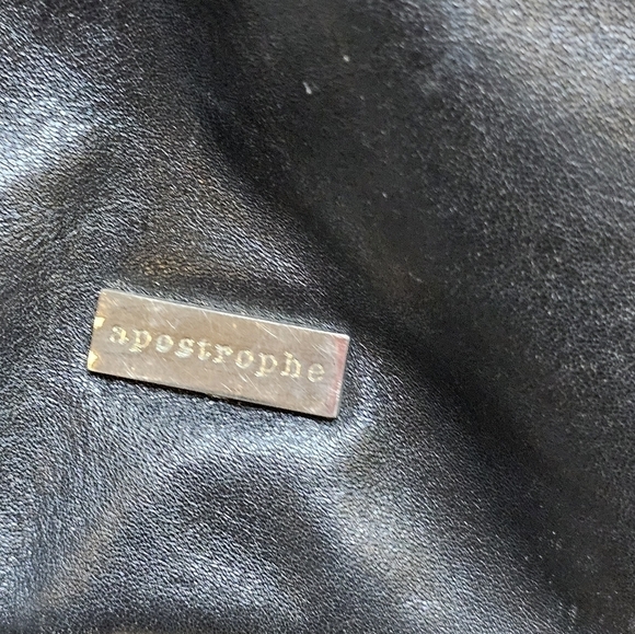 APOSTROPHE Purse Black Great Condition - Picture 10 of 10